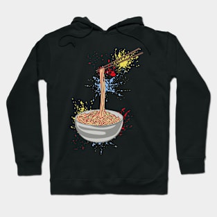 Ink Trails of Noodle Delight Hoodie